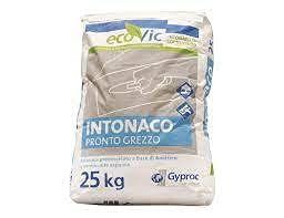 intonaco grezzo base gesso kg 25