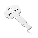 25460 Fire Alarm Box Key for Gamewell Elevator Fire Main Alarm Box, Fire Christmas Tree Key, Fire Rescue & Emergency Entry Key, Firefighter's Tools (Silver) (1-Pack)