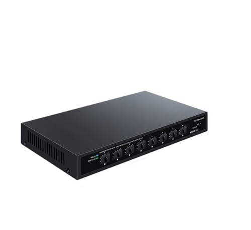 Conmutador Ethernet SFP+ de 10 GbE con 8 puertos de alta velocidad y conexión de red óptico
