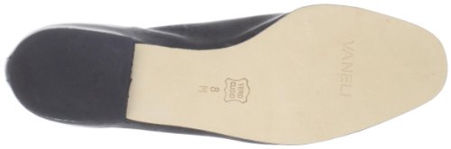 VANELi Women's FC-313 Flat, Black Nappa/Black Squama Print Tip, 8 N US4