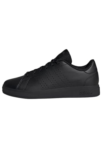adidas Advantage Base 2.0 Shoes Junior, Scarpe da Tennis Unisex-Adulto, Core Black/Core Black/Grey Six, 38 EU