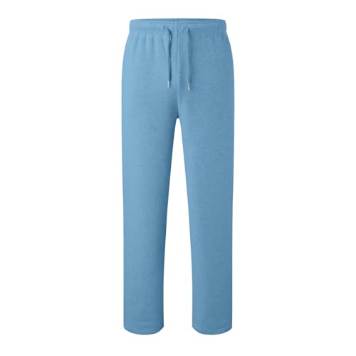 Boys Sweatpants Baggy Straight Wide Leg Open Bottom Pants Elastic Waist Workout Athletic Joggers Pockets Sweat Pants2