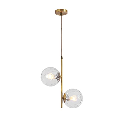 LFsem Lampade a sospensione a globo in vetro