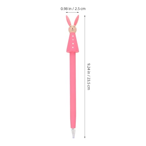 Set 3 bolígrafos de gel diseño conejo kawaii miniatura 2