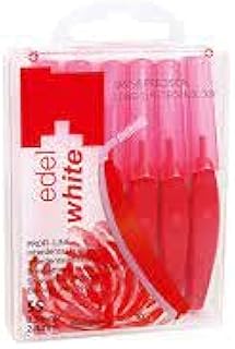 Edel & White Interdental Brushes (SS, Red)