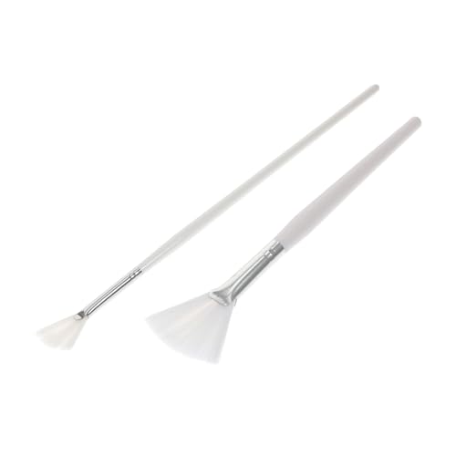 BIUDECO 2-piece Gentle Mask Brush for Facial Soft Tool for Beauty Skin Care Application
