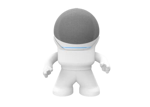 Splin Table Stand Holder Compatible with Amazon Alexa Smart Speaker Echo Dot (4th and 5th gen.) and Apple HomePod Mini, Mr. Bill (White) - Image 3