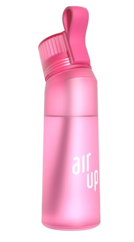 AIR UP® Water Bottle (625 ml) Hot Pink, Sugar Free Flavour Capsules, No Calories, No Sweeteners, Infuser Bottle, Modern, Reusable, Stainless Steel, 22 oz, Travel, Gym, Office