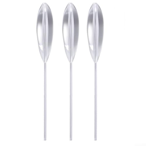 Juego de flotadores transparentes de 8 piezas, opción ideal para aplicaciones de hundimiento en aparejos de pesca con mosca y configuraciones (8 unidades de 20 g)