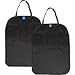 Funbliss Car Back Seat Protector, Waterproof Seat Back Cover Organizer Auto Kick Mats with 3 Large Pocket Storage, Toys Tablet Holder for Children Kids Cartoon Movies Journey(2 Pack)