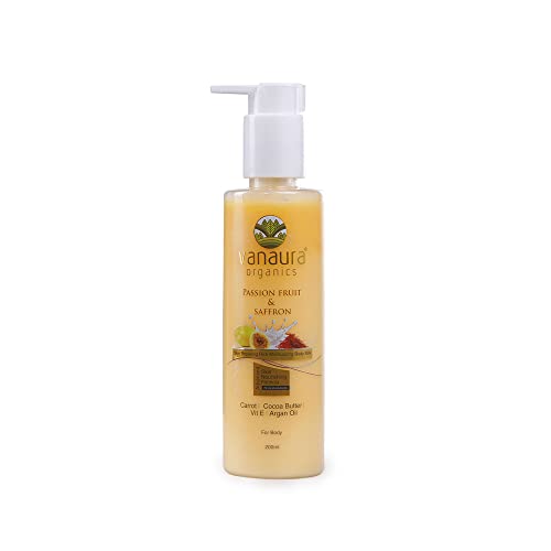 body lotion moisturizing lotion Passion Fruit and Saffron Skin Repairing Rich Moisturizing Body Milk Cream Lotion 200 ML