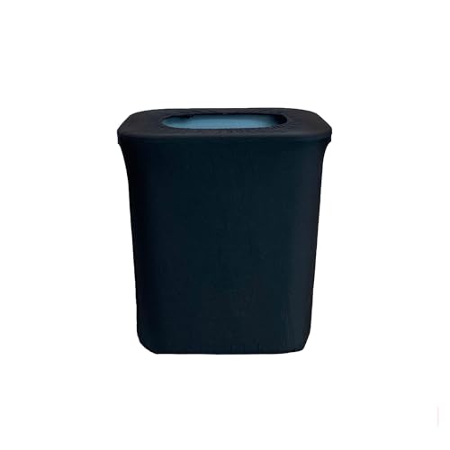 Image of YOUR CHAIR COVERS - 7 Gallon Spandex Office Trash Can Cover - Black (Cover ONLY, Trash CAN NOT Included)