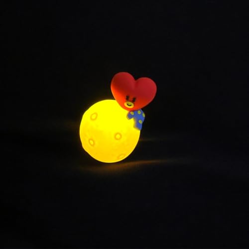 LUMINÁRIA DE MESA NOTURNA MODELO BT21 PLANET PERSONAGEM TATA MINISO