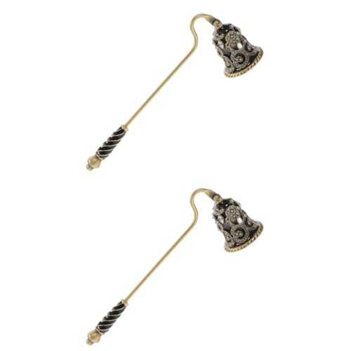 Éteignoir à bougie chic Mobestech orné de strass avec long manche - 2