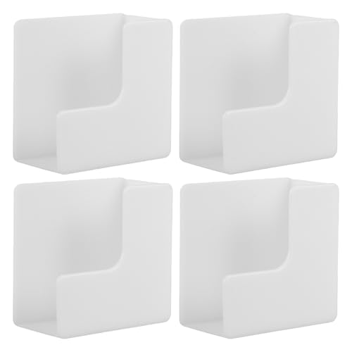 Homoyoyo 4 Piezas Soporte para Colgar Báscula de Pared Digital y Corporal Diseño Compacto y Montaje Adhesivo para Organizador de Baño y Almacenamiento