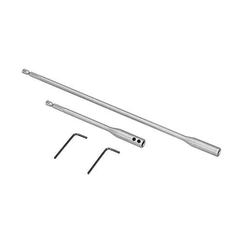 Extension de Foret rallonge Meche Bois Rallonge de Foret, Mèche à Bois en Acier à Haute Teneur en Carbone, Rallonge de Tige de 1 4 Po, Finition Précise, Polissage Durable,
