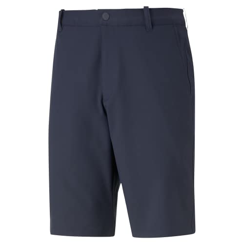 Short Puma Jackpot confortable homme bleu marine coupe stretch taille 36W