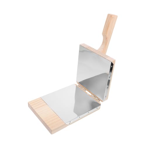 CONGARTENO Wooden Dumpling Press Tool Food Grade Dough Presser for Wrapping Dumplings Noodles More Sturdy Design for Cooking Enthusiasts