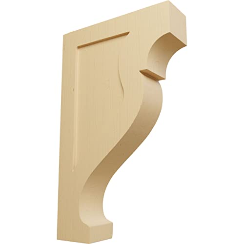 Ekena Millwork CORW02X06X10RKAL Wood Corbel 1 3/4" x 6" x 10" Alder
