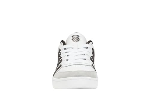 K-Swiss Court Palisades Herren Turnschuh, White Gray Black, 39 EU – Ansicht 4