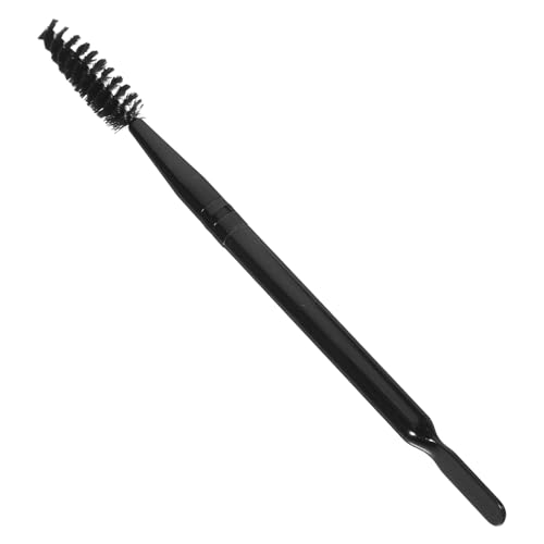 IWOWHERO Brocha De Maquillaje Profesional Para Cejas y Pestañas Cepillo Doble Punta Para áscara Herramienta De Maquillaje En Color 1 Unidad
