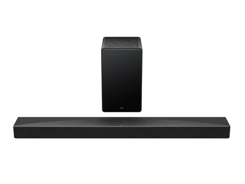 TCL Barra de Sonido Q65H 5.1 Canales para TV, 580 vatios, Cine en casa, Sonido Cine Envolvente, expansión de Sonido, Dolby Atmos, DTS:X, Bluetooth 5.3, HDMI eARC, Mando a Distancia único, USB