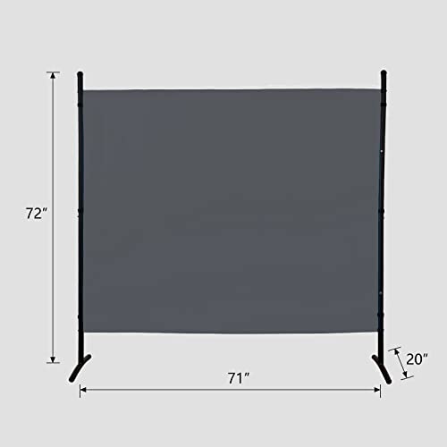 Snapklik.com : Room Divider 72 Inch Privacy Screens Single Panel ...
