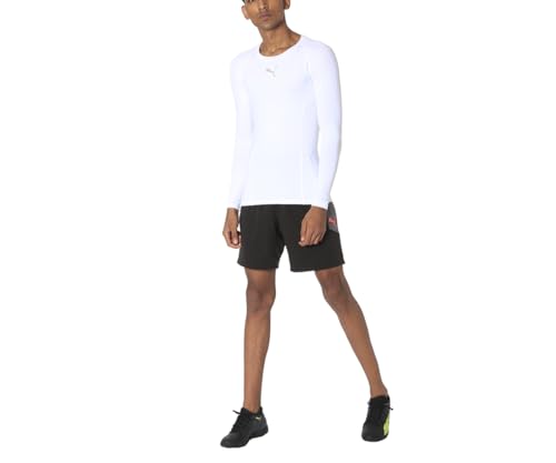 PUMA Hombre Camiseta Técnica, Blanco (White), M