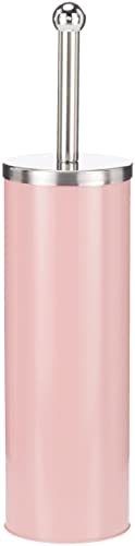 Douceur d'intérieur 6ASB221RS Brosse WC Métal Rose Poudré 9,5 x 9,5 x 26,5 cm - 9.5 x 37 cm