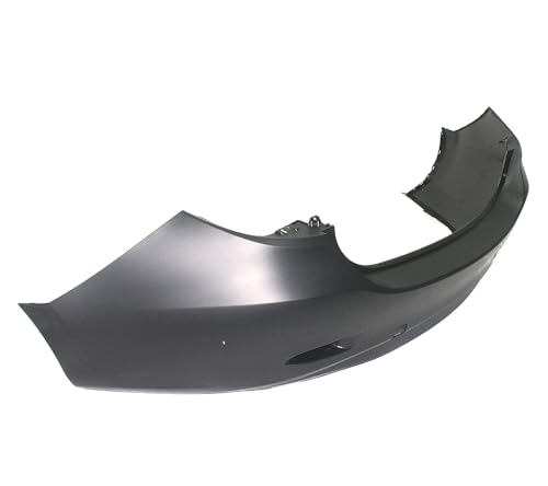 Image of FitParts Compatible with Mazda 6 2014-2017 Rear Bumper Cover | Primed, With Exhaust Opening, Ready to Paint, OEM GJY950221, MA1100211