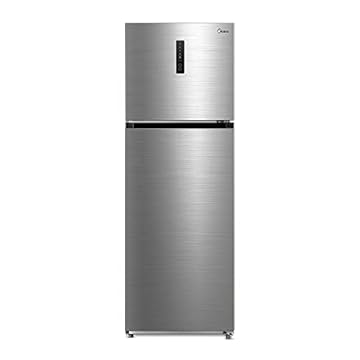 Refrigerador 347L 2 Portas Frost Free 110 Volts, Inox, Midea