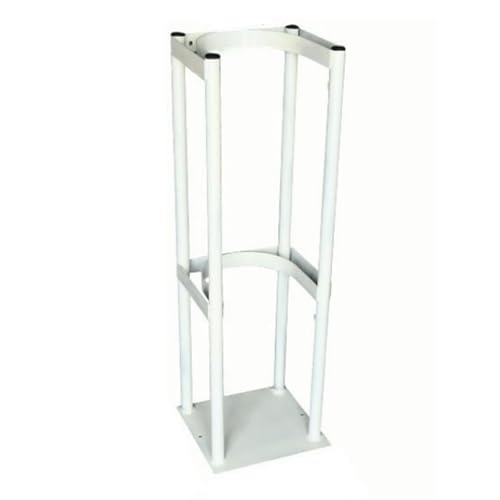 Genérico Soporte para bombonas de Gas/portabotellas de oxígeno. Soporte para bombonas de oxígeno, Estante Fijo Duradero con Clips de Seguridad, Cadena Protectora y Tornillos, solución de Montaje de a