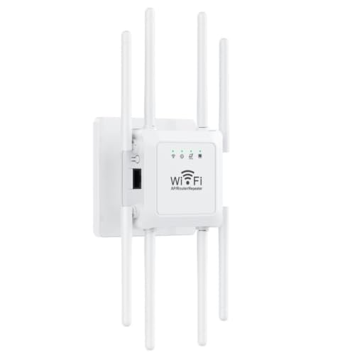 Repetidor WiFi 300 Mbps 8 Antenas Amplificador de Sinal