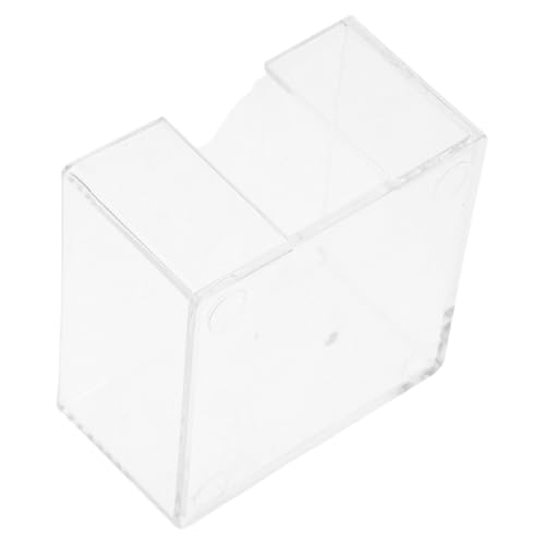 TEMPNAP 透明アクリル製メモホルダー 卓上整理用ノートディスペンサー 耐久性のあるオフィススクール用アクセサリー 効率的な書類整理に