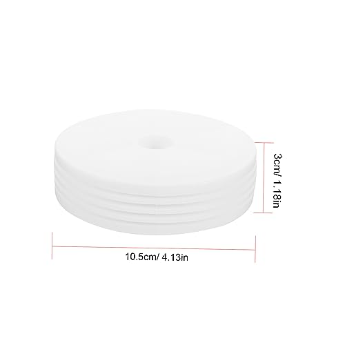 Ruedas de entrenamiento para bicicleta balacoo de plástico blanco para estabilidad y aprendizaje miniatura 1