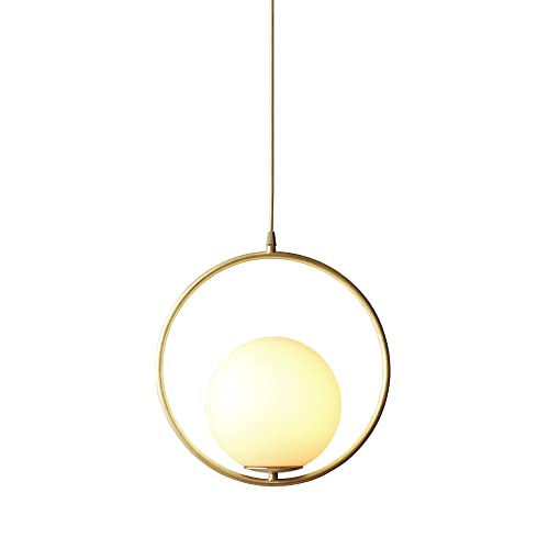 Chambre et chevet sublimés par la suspension boule de verre nordique JOMBID