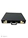 Generic Masonic Regalia Apron Hard Case Briefcase Size MM or WM Mason Faux Leather Case, Black