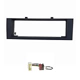 tomzz Audio 2437-005 Conjunto de Panel de Radio Compatible con Mitsubishi Colt Tipo Z30 año 2004-2008 Gris Oscuro con Adaptador de Radio ISO