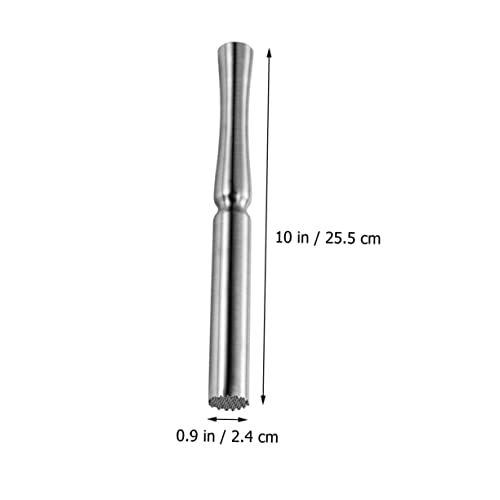 HOLIDYOYO Muddler for Cocktails Stainless Steel Pestle Lemon Muddler Bar Citrus Squeezer Home Supplies