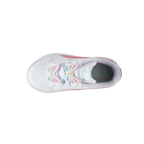 PUMA Toddler Girls Jada Classic Butterflies Lace Up Sneakers Shoes Casual - White - Size 3 M4