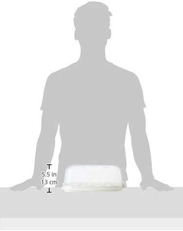 Sistema BAKE IT Cake Carrier & Cupcake Box 8.8 L Reversible Flip Base Holds 12 Cupcakes or 1 Cake BPA Free White 1 Count, 1260ZS