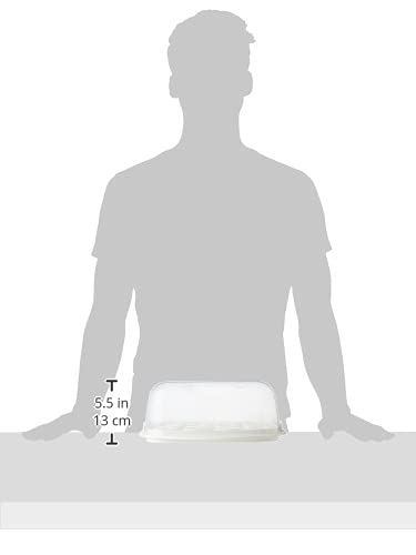 Sistema BAKE IT Cake Carrier & Cupcake Box 8.8 L Reversible Flip Base Holds 12 Cupcakes or 1 Cake BPA Free White 1 Count, 1260ZS