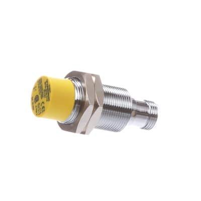 TURCK NI10-M18-Y1X-H1141 (40153), 1 LED, 10MM RANGE, 18MM SIZE, 4 PIN, 8.2 VDC NOMINAL, EUROFAST M12 MALE, INDUCTIVE, NAMUR OUTPUT (ATEX APPROVED), NONEMBEDDABLE, PARTIAL THREAD, SENSOR, STANDARD, STR