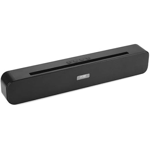 MZ MZM423SP BLACK Portable Home TV SOUNDBAR with Dynamic Thu
