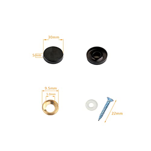 Mirror Screws 30mm Brushed 304 Stainless Steel Cap Cover Nails for Decorative Mirror Sign/Advertising Hardware, Nails - Image 2