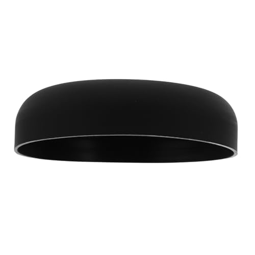 Toyvian Protector de Altavoz para Barco Negro de Silicona, Funda Protectora Redonda Antipolvo para Altavoces de Coche y Radio Marina, Resistente a Impactos y Rayos UV para Navegación