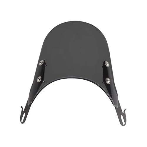 Saute-vent moto universel pour phare rond de 5 à 7 pouces bulle de protection réglable rétro