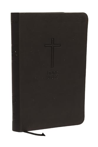 KJV Holy Bible: Value Compact Thinline, Black Leathersoft, Red Letter, Comfort Print: King James Version