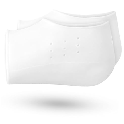 FRCOLOR 1 Pair Inner Height Increasing Insole Heel Insoles Heel Protectors Invisible Half Insoles Shoe Inserts Inner Heightened Sock Pad White Invisible Socks Sebs Detachable Men and Women