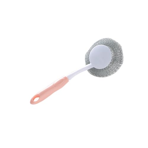 Ipetboom 3Piezas Estropajos Inoxidable con Mango De Limpieza para Cocina Utensilios y Otras Superficies Colgable Multiusos